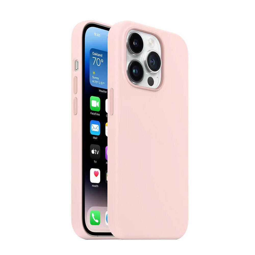Liquid Silicone Gel Rubber Phone Case for iPhone 13-14PM