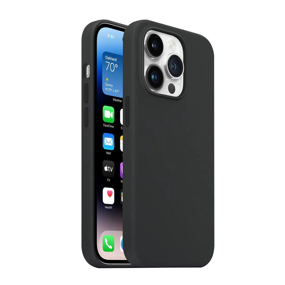Liquid Silicone Gel Rubber Phone Case for iPhone 13-14PM