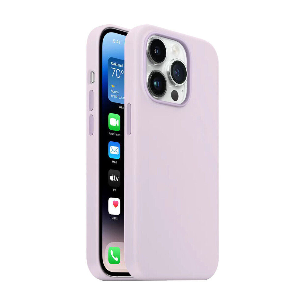 Liquid Silicone Gel Rubber Phone Case for iPhone 13-14PM