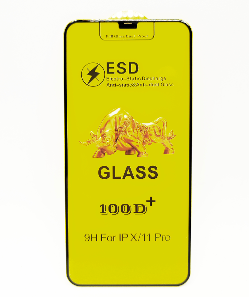 3D Clear Tempered Glass Screen Protector Compatible for iPhone Series (Pack of 10)