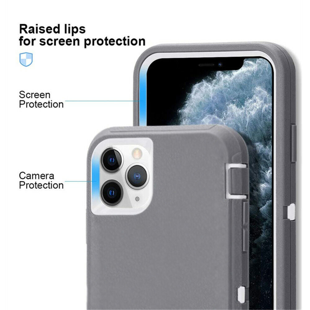 Outdoor Grey Shockproof Case Compatible for iPhone Series