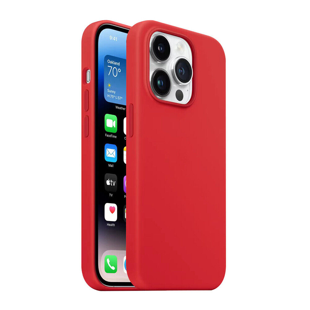Liquid Silicone Gel Rubber Phone Case for iPhone 7-12PM