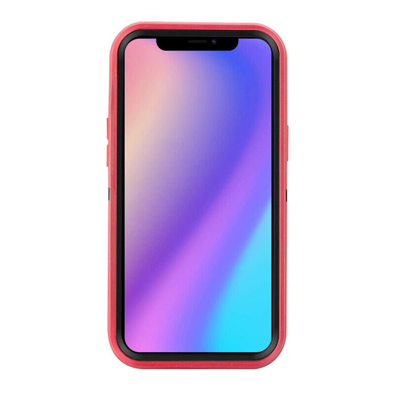 Outdoor Red Shockproof Case Compatible for iPhone Series