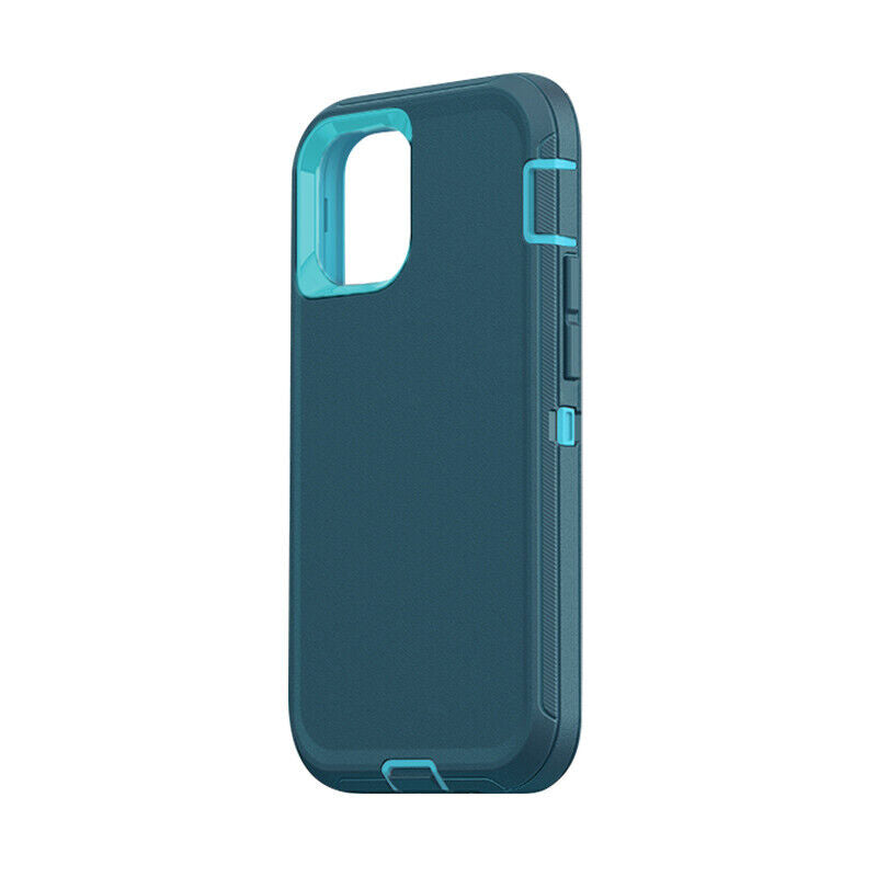 Outdoor Teal Shockproof Case Compatible for iPhone Series
