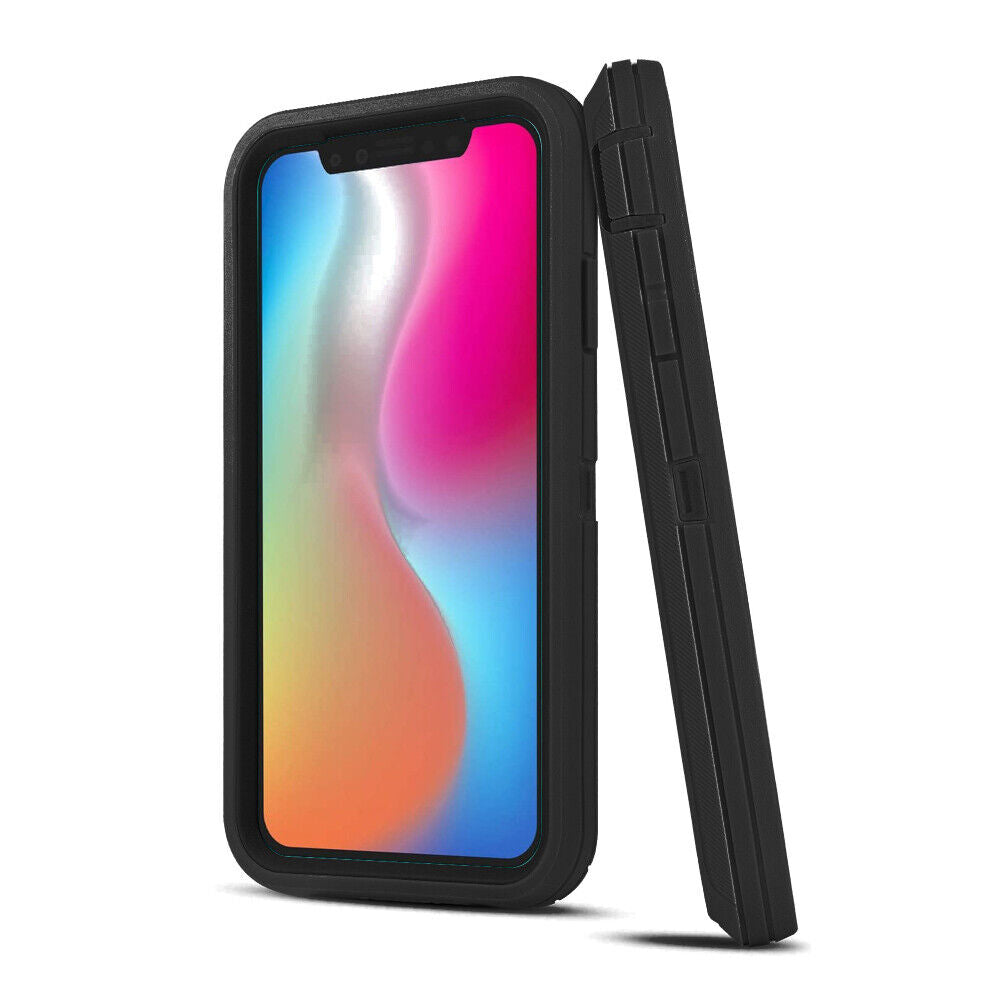 Outdoor Black Shockproof Case Compatible for iPhone Series