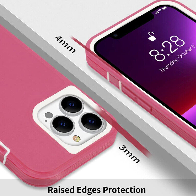 Outdoor Pink Shockproof Case Compatible for iPhone Series