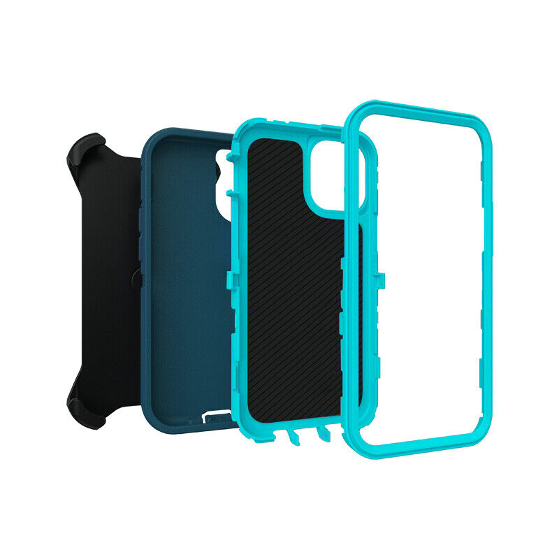 Outdoor Teal Shockproof Case Compatible for iPhone Series