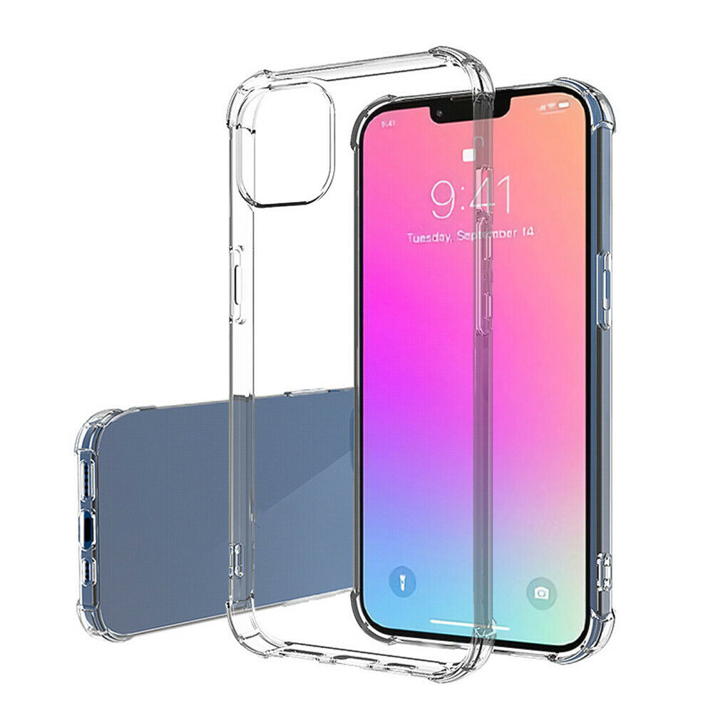 Clear Shockproof Case Compatible for iPhone Series