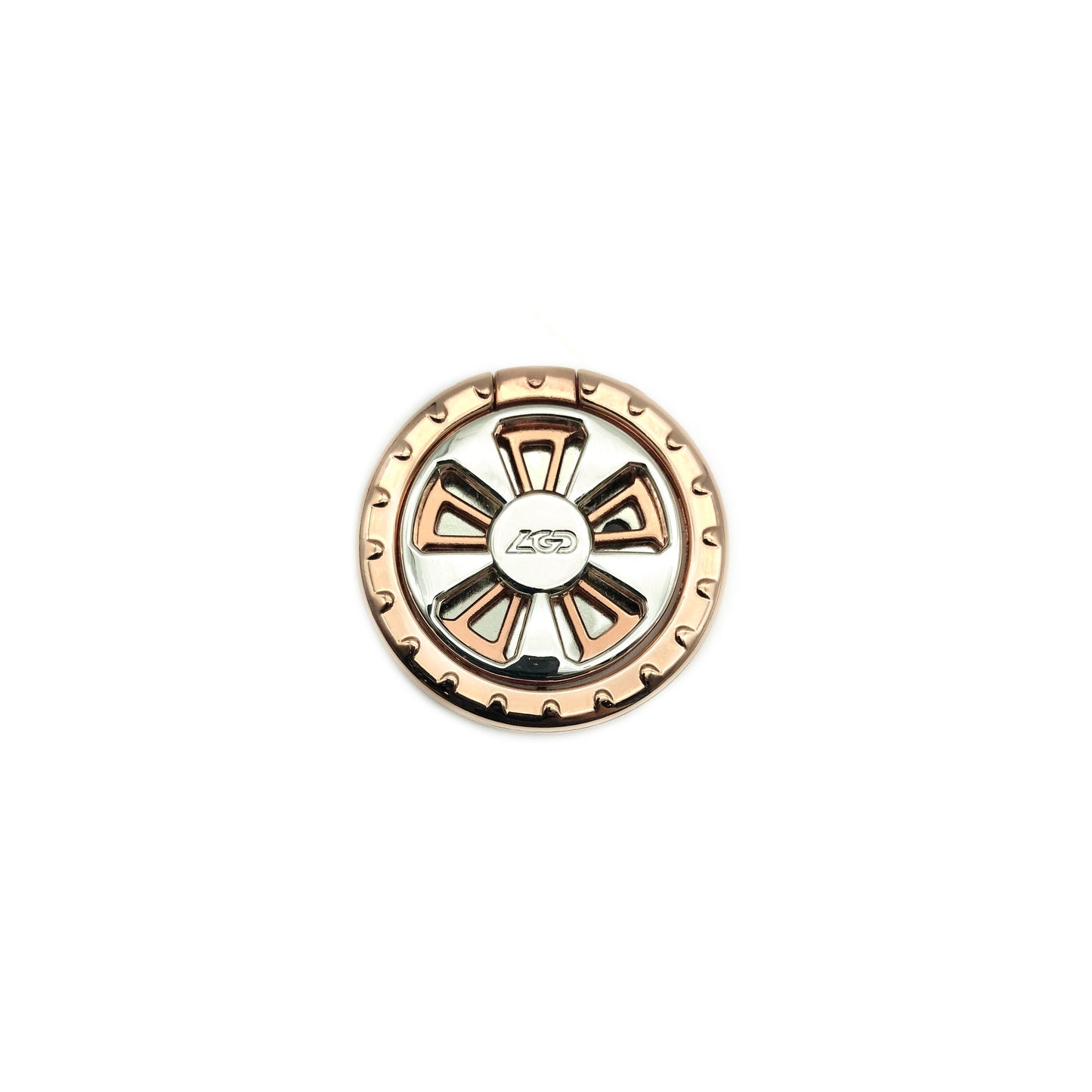Phone Adhesive Ring Stand Wheel Gold
