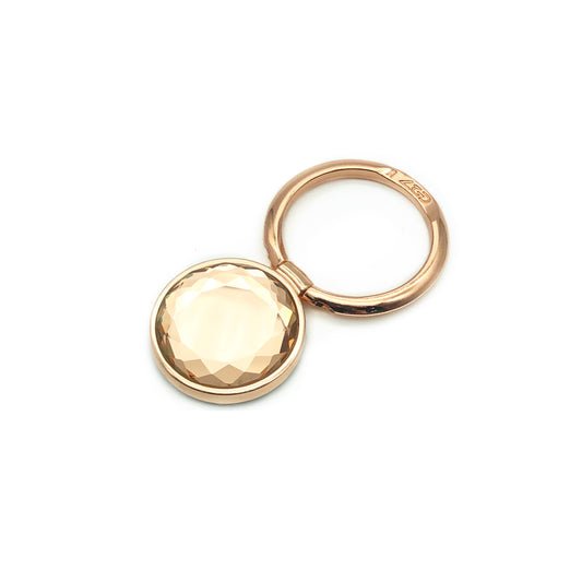 Phone Adhesive Ring Stand Rose Gold Gem