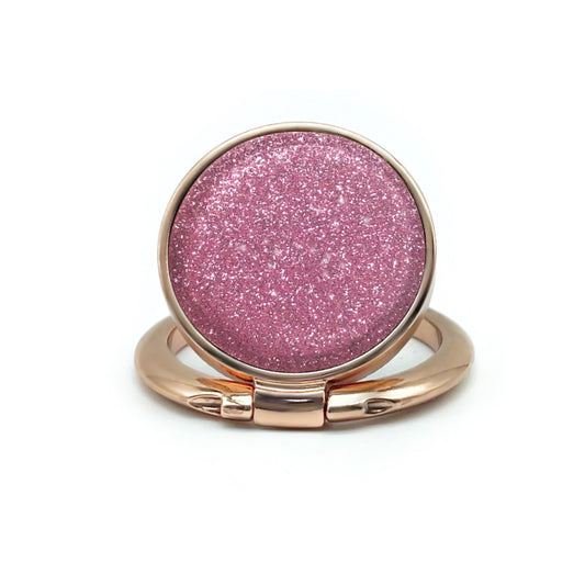 Phone Adhesive Ring Stand Shiny Pink