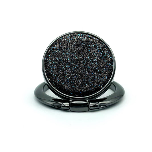 Phone Adhesive Ring Stand Shiny Black
