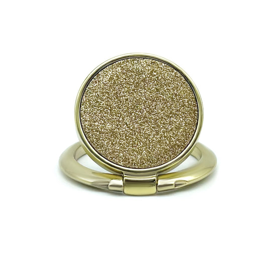 Phone Adhesive Ring Stand Shiny Gold
