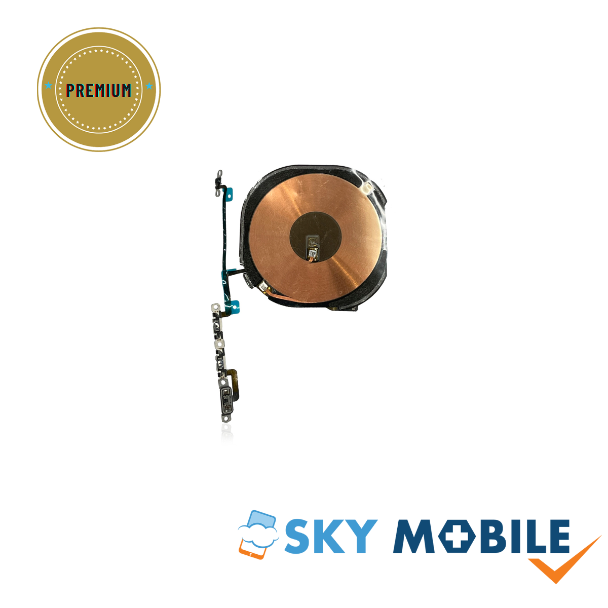 iPhone XS Max Wireless NFC Charge with Power Cable Volume Cable