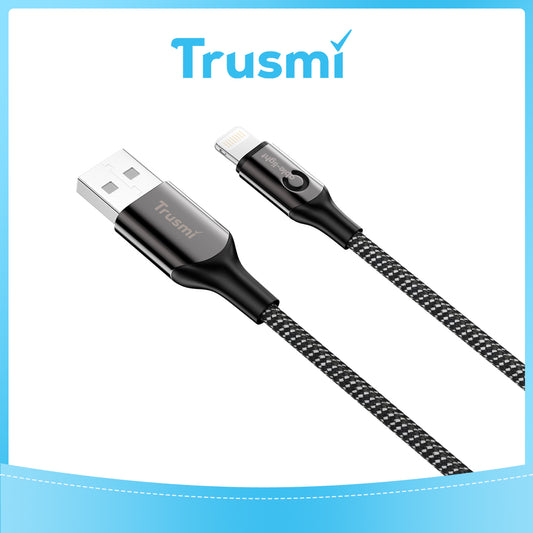 USB-A to L Smart Power Off Braided Cable (1M)