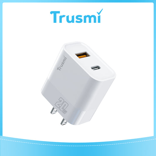 PD 20W A+C Fast Charger White