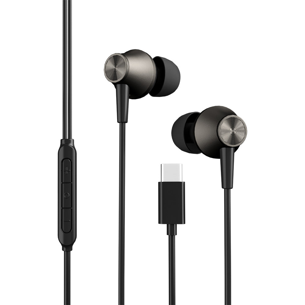 Wired In-ear Earphone Type C Black