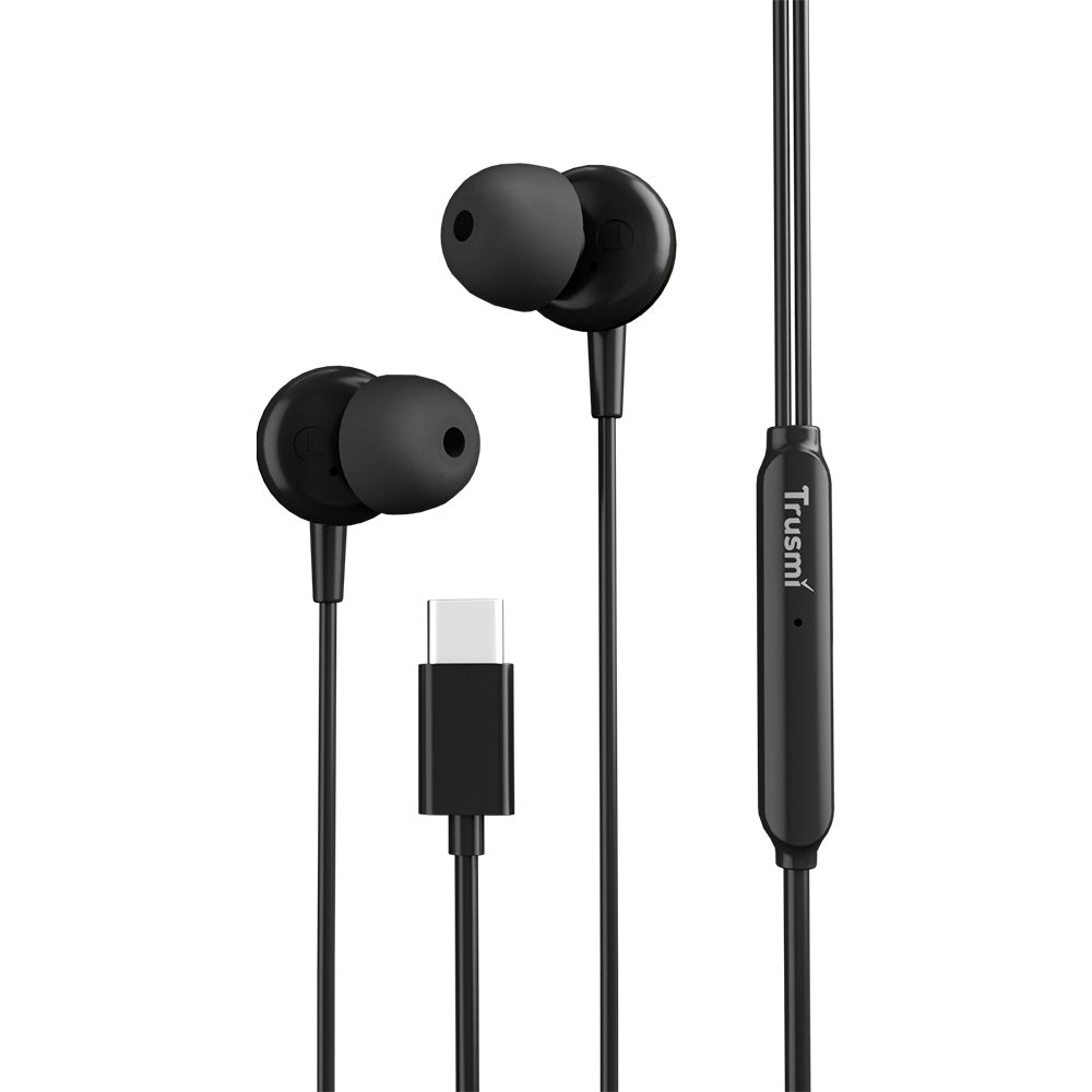 Wired In-ear Earphone Type C Black