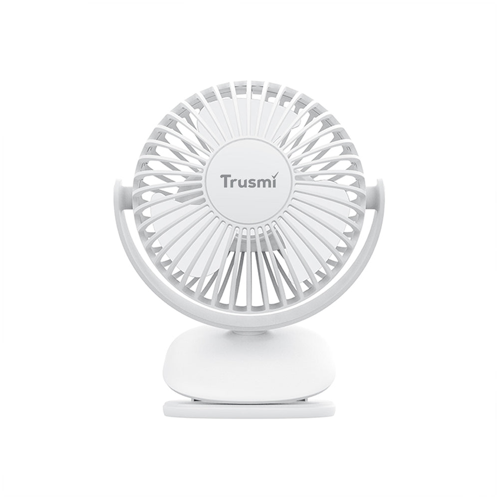 Bubble Planet Table Clip Fan White