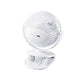 Bubble Planet Table Clip Fan White