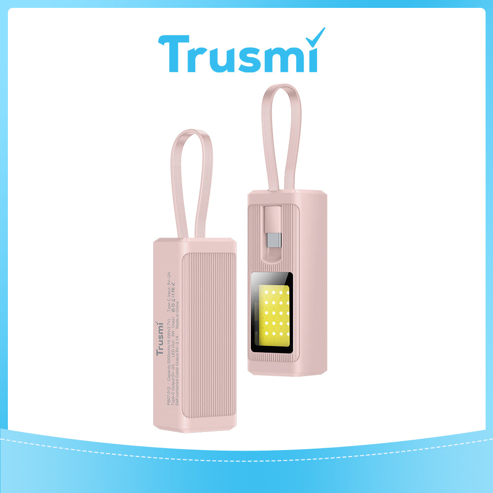 POWER BANK WITH Emergency Light 5000mAh