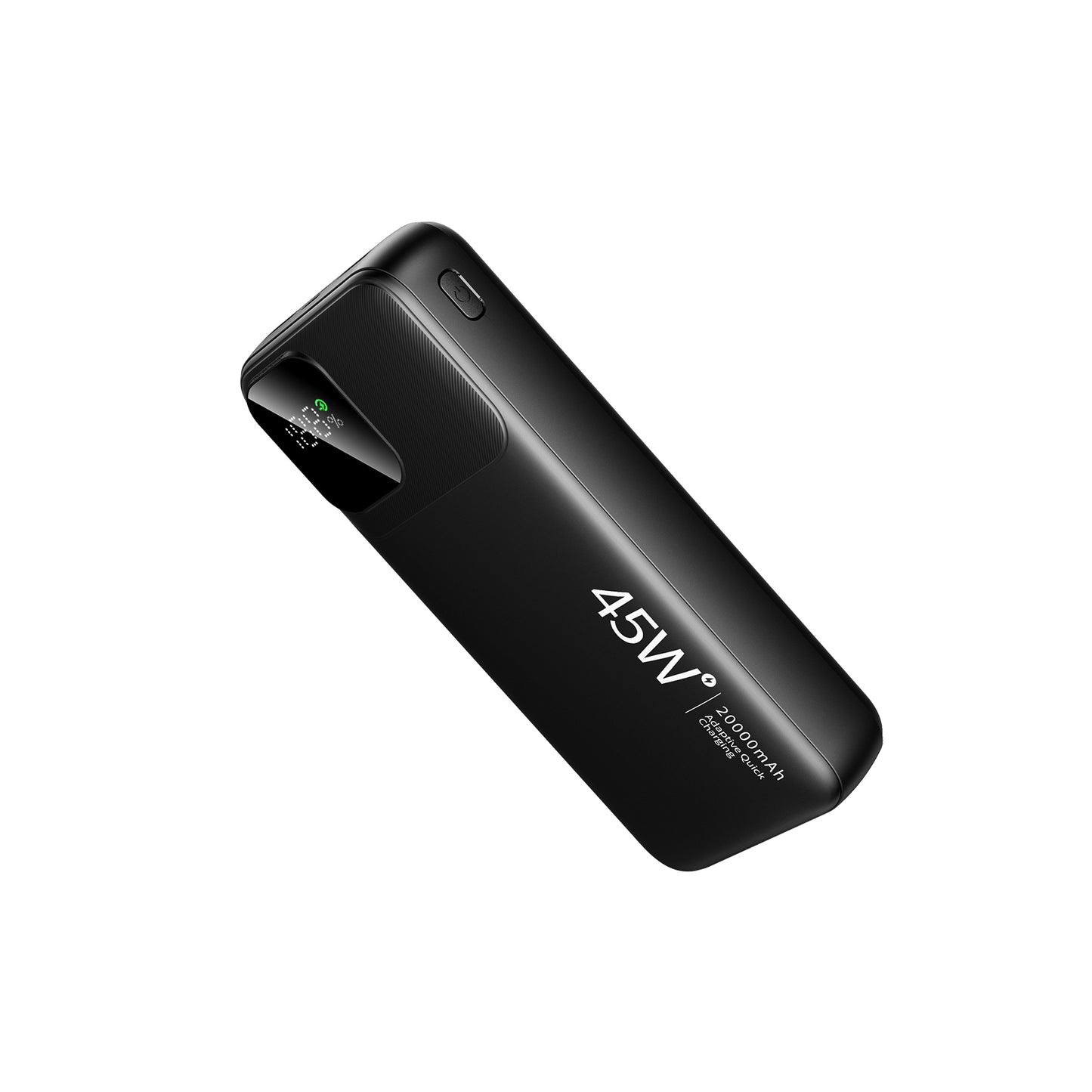 45W Digital Display Quick Charge 20000mAh Power Bank Black