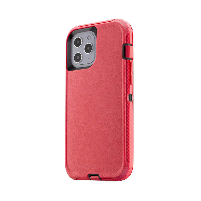 Outdoor Red Shockproof Case Compatible for iPhone Series