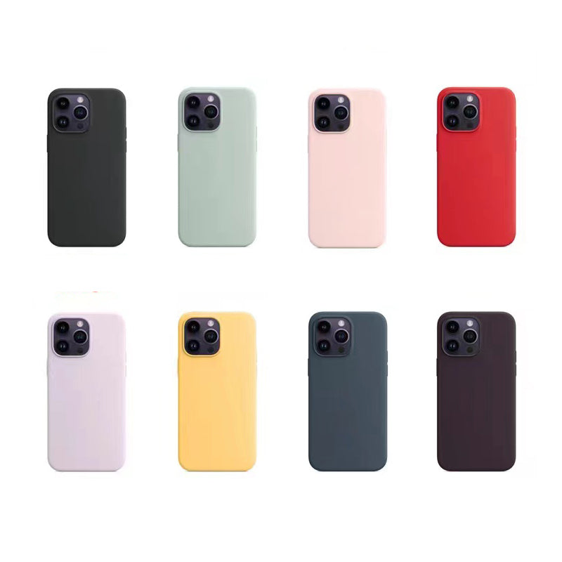Liquid Silicone Gel Rubber Phone Case for iPhone 7-12PM
