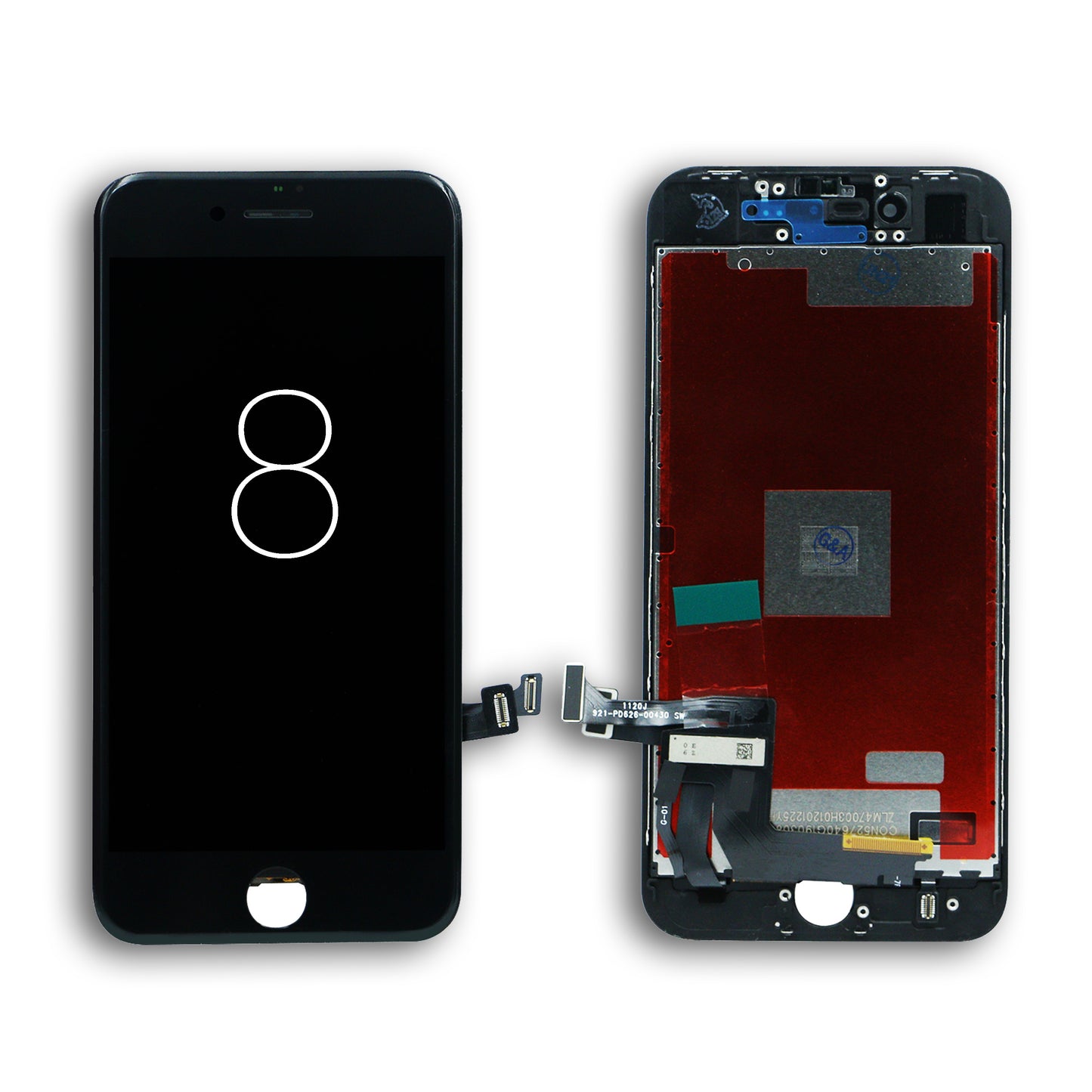 iPhone 8 LCD with Metal Plate Screen
